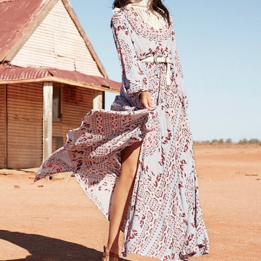 🌺🌸Spell & The Gypsy Collective SPELL PANDORA GOWN AQUARIUM🌸🌺
